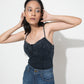 Embrace Your Curves- Denim Bodysuit