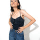 Embrace Your Curves- Denim Bodysuit