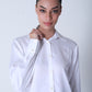 Basic Satin Shirt - Snow White