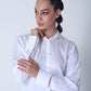 Basic Satin Shirt - Snow White