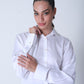 Basic Satin Shirt - Snow White