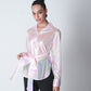 Knot Tie Mettalic Shirt - Pink