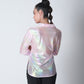 Knot Tie Mettalic Shirt - Pink