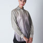 Cotton Shimmer Shirt - Golden Lilac Ombre