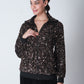 Sequin Bomber Jacket - Bronze