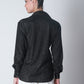 Cotton Shimmer Shirt -Black