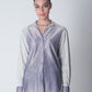 Cotton Shimmer Shirt - Silver Lilac Ombre