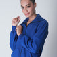 Fleece zipper co-ord - Royal Blue