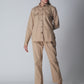 Beige Twill Co-ord Set