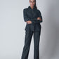Summer Lovin' Poplin Pant Co-ord- Denim Wash