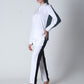 Summer Lovin' Poplin Pant Co-ord- Color Block Black White