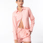 "Summer Lovin' Poplin Short Co-ord, Shades of Pink Edition - Peach "