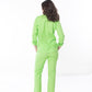 Summer Lovin' Poplin Pant Co-ord, Shades of Pink Edition - Parrot Green