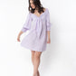Shades of Pink - Lilac Gingham Bow Dress