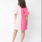 Shades of Pink - Pink Frill Shirt Dress