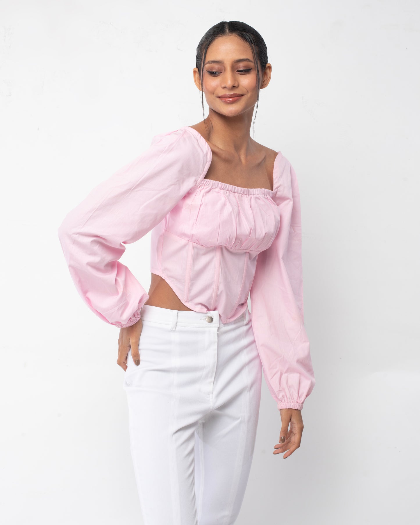 Shades of Pink - Bubblegum Pink Corset Top