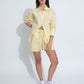 Summer Lovin' Poplin Short Co-ord- Lemon Yellow