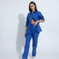 Summer Lovin' Poplin Pant Co-ord- Royal Blue
