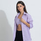 Summer Lovin' shirt/bralette duo- Lavender