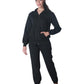 Fleece zipper co-ord - Black