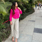 Shades of Pink - Pink Crop Shirt