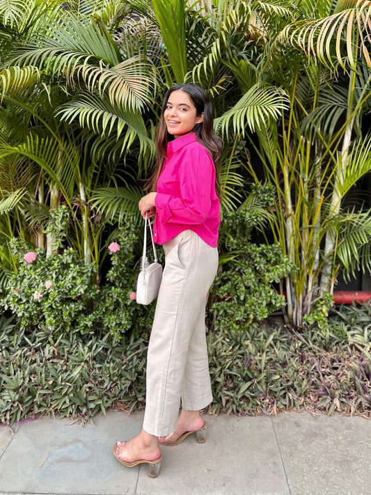 Shades of Pink - Pink Crop Shirt