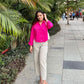 Shades of Pink - Pink Crop Shirt