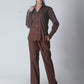 Summer Lovin' Poplin Pant Co-ord- Coffee